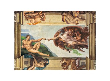 Clementoni Puzzle Museum 1000 dílků, Michelangelo Stvoření Adama