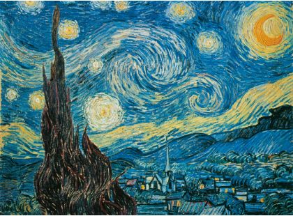Clementoni Puzzle Museum 500 dílků, Van Gogh Hvězdná noc