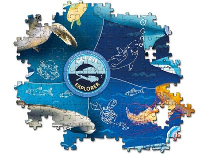 Clementoni Puzzle National Geographic Průzkum oceánu 104 dílků