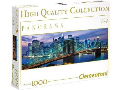 Clementoni Puzzle Panorama New York Brooklyn 1000 dílků