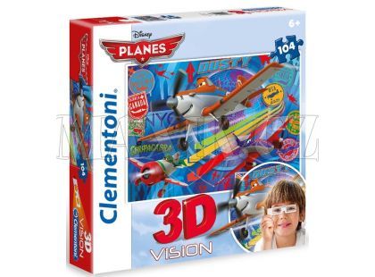 Clementoni Puzzle Planes 3D Vision 104d