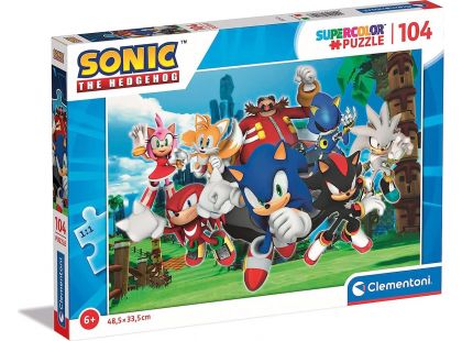 Clementoni Puzzle Sonic 104 dílků