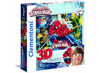 Clementoni Puzzle Spiderman 3D Vision 104d