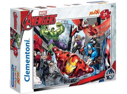 Clementoni Puzzle Supercolor Avengers  Maxi 24 dílků