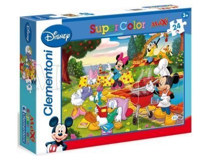 Clementoni Puzzle Supercolor Maxi Mickey 24d