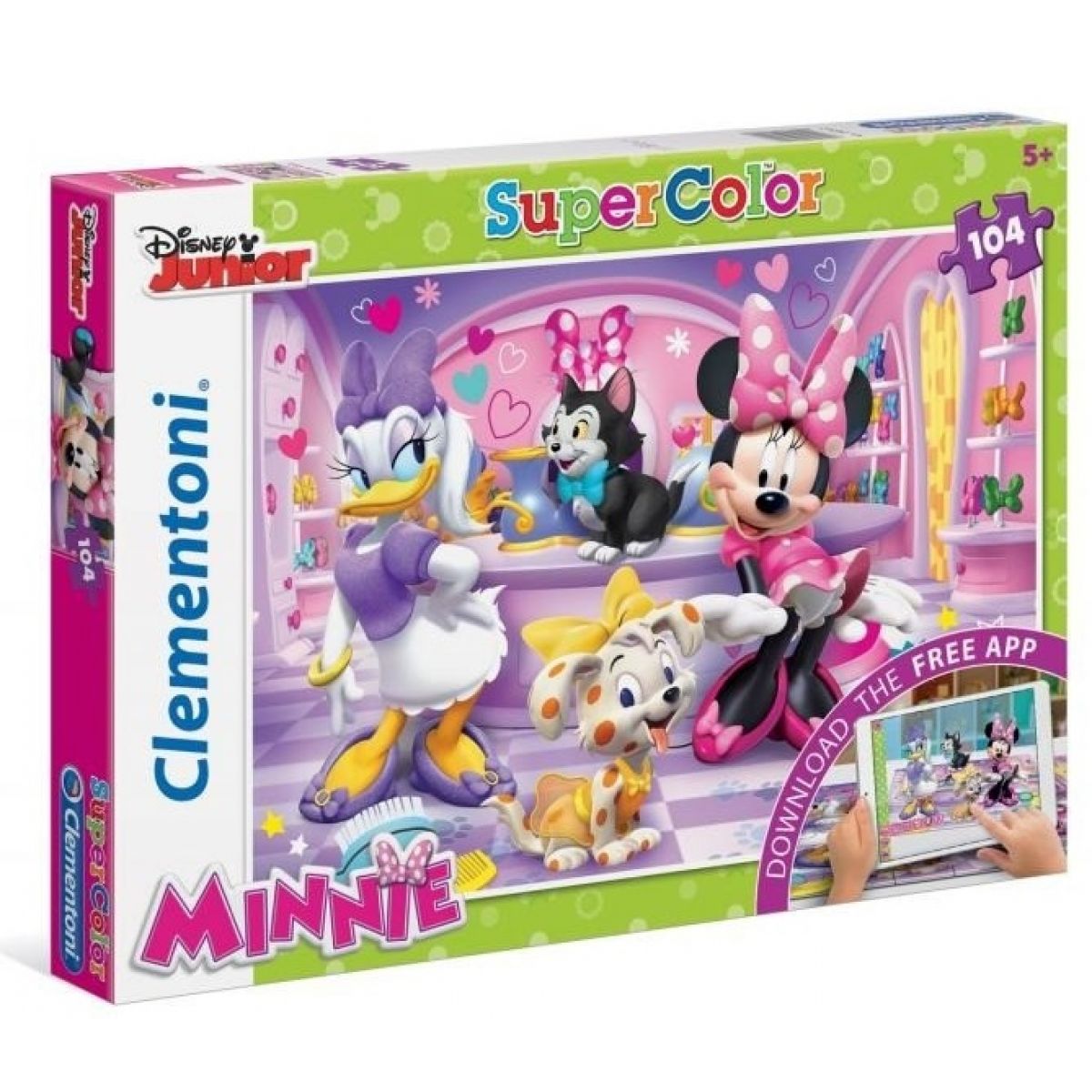 Clementoni Puzzle Supercolor Minnie 104 dílků