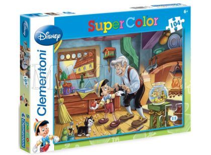 Clementoni Puzzle Supercolor Pinocchio 104d