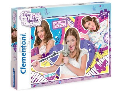 Clementoni Puzzle Supercolor Violetta 500d