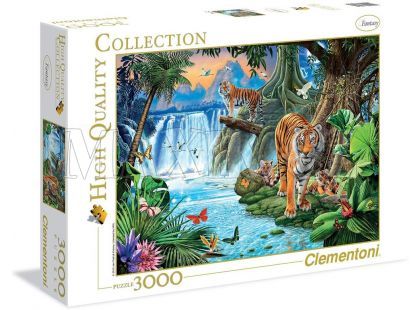Clementoni Puzzle Tygří rodinka 3000d