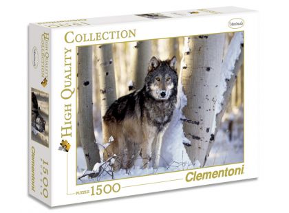 Clementoni Puzzle Vlk v zimě 1500 dílků