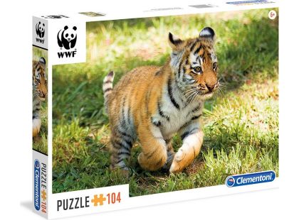 Clementoni Puzzle WWF Tygřík 104d