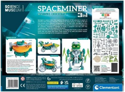 Clementoni Robotická stavebnice Clementoni Space Miner 3 v 1