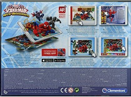 Clementoni Spider-man Puzzle Supercolor App 104 dílků