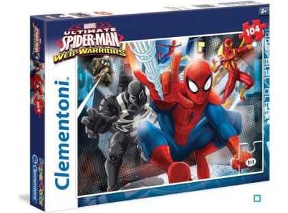Clementoni Spiderman Puzzle Supercolor 104d