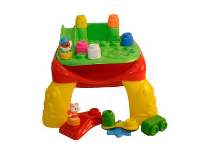Clemmy baby - Veselý hrací stolek s kostkami zvířátka