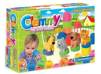 Clemmy baby - Zvířátka a barevné kostky Clemmy baby - Zvířátka a barevné kostky