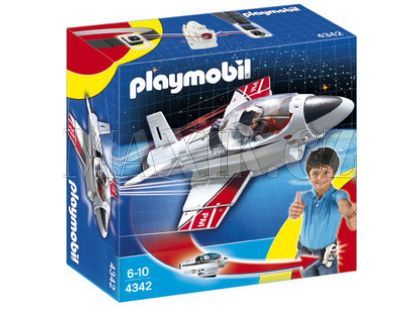 Click & Go Tryskové letadlo Playmobil 4342
