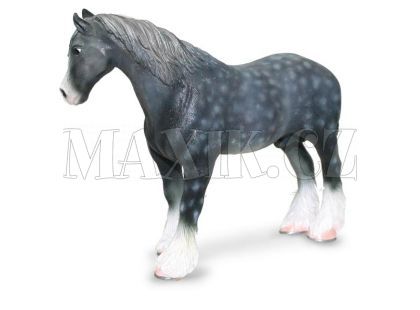 Clydesdaleský kůň grullo sabino - Figurky Collecta