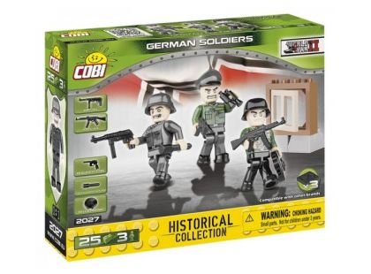 Cobi 2027 Malá armáda 3 figurky s doplňky Německá armáda