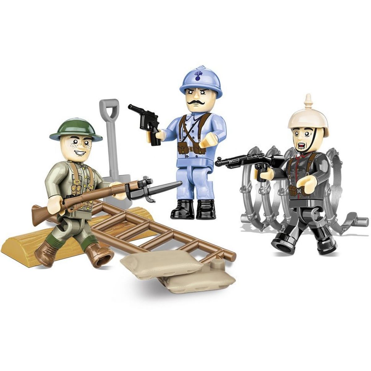 Cobi 2051 3 figurky s doplňky 1. světová válka