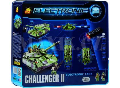 Cobi 21902 Electronic Tank Challenger II - Poškozený obal