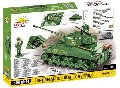 Cobi 2276 II. světová válka Sherman Ic Firefly Hybrid