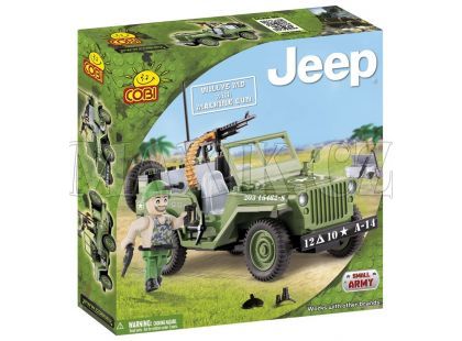 Cobi 24090 Malá armáda JEEP Willys MB zelený