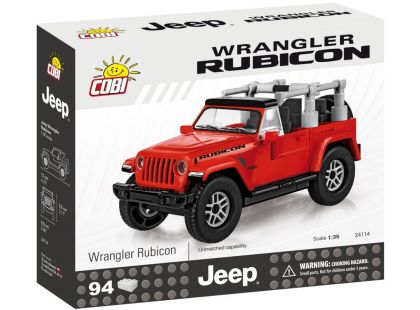Cobi 24114 Jeep Wrangler Rubicon 1:35 červený