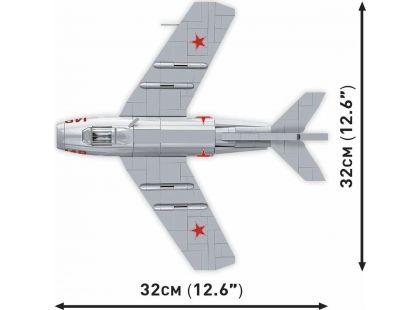 Cobi 2416 vojenské stíhací letadlo MIG-15 Fagot