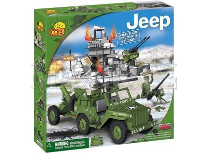 Cobi 24301 Jeep Willys s Brawlingem a minometem