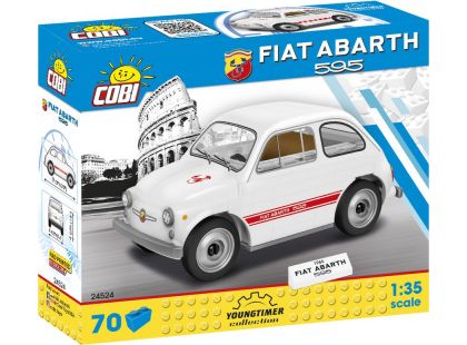 Cobi 24524 Youngtimer Fiat 500 Abarth 70 dílků