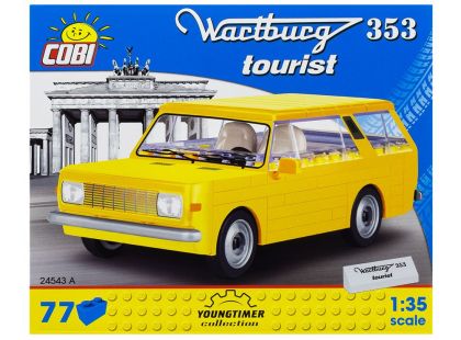 Cobi 24543 Youngtimer Wartburg 353 Tourist žlutý