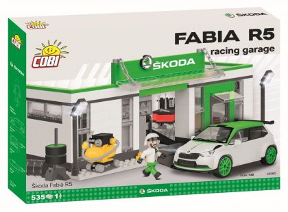 Cobi 24580 Škoda Fabia R5 Racing garáž