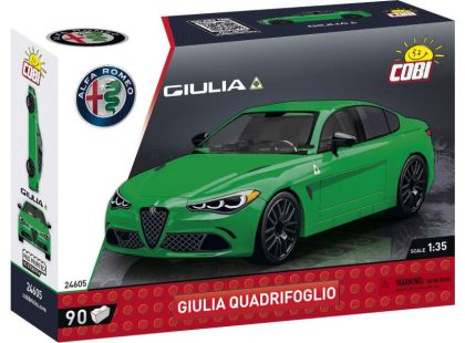 Cobi 24605 Alfa Romeo Gulia Quadrifoglio - Poškozený obal Cobi 24605 Alfa Romeo Gulia Quadrifoglio - Poškozený obal