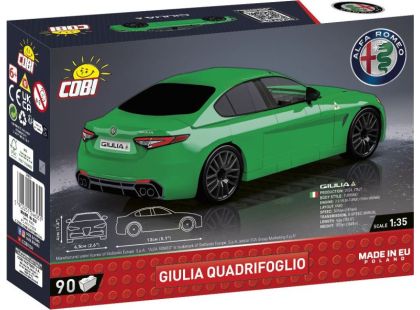 Cobi 24605 Alfa Romeo Gulia Quadrifoglio - Poškozený obal Cobi 24605 Alfa Romeo Gulia Quadrifoglio - Poškozený obal
