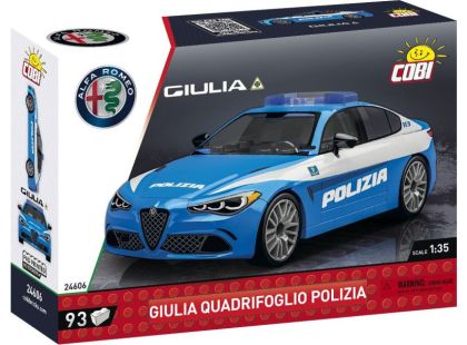 Cobi 24606 Alfa Romeo Gulia Quadrifoglio Polizia