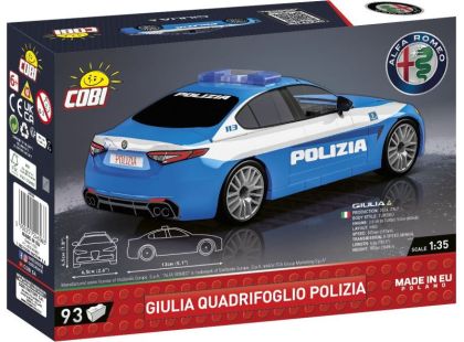 Cobi 24606 Alfa Romeo Gulia Quadrifoglio Polizia