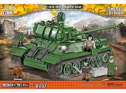Cobi 2524 II. světová válka T-34-85 Rudy 102
