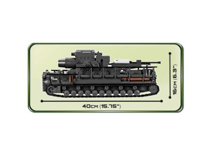 Cobi 2530 II. světová válka II WW 60 cm Karl-Gerät 040, 1500 k, 4 f