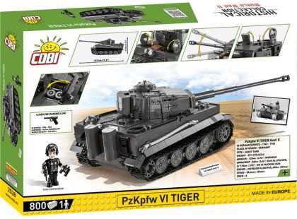 Cobi 2538 Malá armáda II. světová válka Panzer VI Tiger Ausf. E 800 dílků