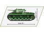 Cobi 2555 II. světová válka Ruský těžký tank KV-1 Kliment Voroshilov 656 dílků 7