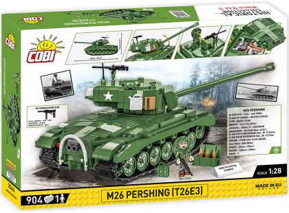 Cobi 2564 Americký tank M26 Pershing T26E3 904 dílků