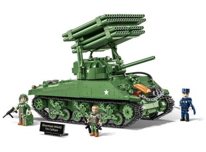 Cobi 2569 II. světová válka M4A3 Sherman with T34 Calliope executive edition