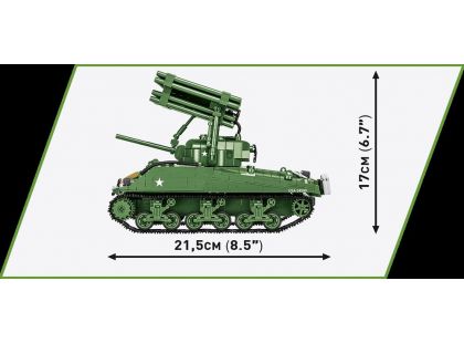 Cobi 2569 II. světová válka M4A3 Sherman with T34 Calliope executive edition
