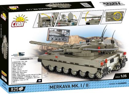 Cobi 2621 Izraelský tank Merkava MK 825 dílků