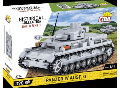 Cobi 2714 Německý střední tank PzKpfW Panzer IV ausf. G 390 dílků