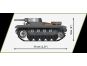 Cobi 2718 Lehký tank Panzer II Ausf. A 250 dílků 3