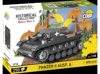 Cobi 2718 Lehký tank Panzer II Ausf. A 250 dílků