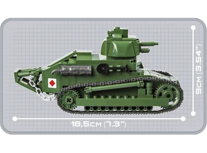 Cobi 2973 Malá armáda I. světová válka Tank Renault Ft-17