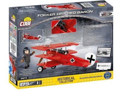 Cobi 2974 Malá armáda I. světová válka Fokker Dr. 1